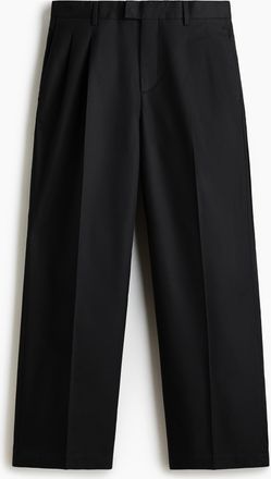 H&M Elegante Hose in Loose Fit - Schwarz