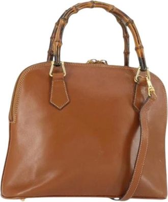 Gucci Pre-owned Handbags, female, Brown, Size: ONE SIZE Pre-owned Handbag