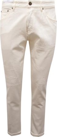 PT01 Reggae Distressed Denim Broeken - Heren - Slim Fit Broeken - Wit - W32 - Denim - Broeken