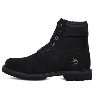 Timberland (WMNS) Timberland 6 Inch Premium Red tag Boots Black Nubuck A1TJQ