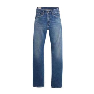 Levi's Jeans, Dames, Blauw, W31 L32, Katoen, Easy Dad Jeans