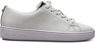 Michael Kors Leren sneakers met gouden accenten - Dames - Sneakers - Wit - 36 1/2 EU - Schoenen