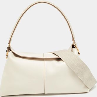Tod's Tods Off White Leather Small T Case Shoulder Bag
