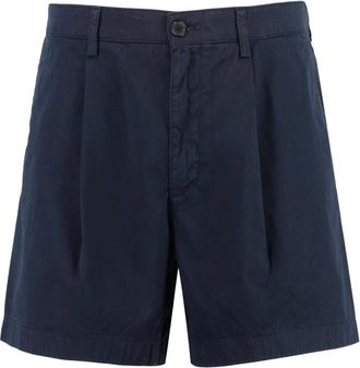 Department Five Katoenen Twill Shorts - Heren - Korte Broeken - Blauw - W33 - Katoen - Korte Broeken