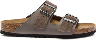 Birkenstock Arizona Brushed Suede Sliders - Grey - 45 (IT44.5 / UK10.5)