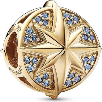 Pandora Marvel Captain Marvel Insignia Charm