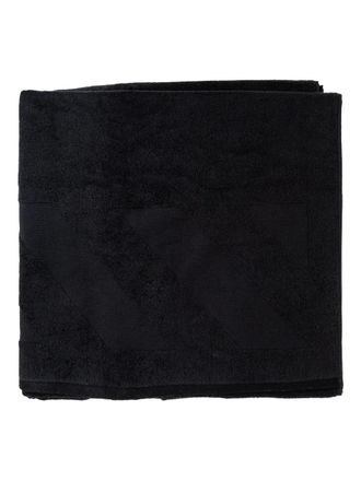 Off-white Telo da mare a righe - Nero
