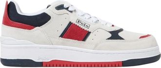 Polo Ralph Lauren Lage Top Kant Sneakers voor Masters - Heren - Sneakers - Veelkleurig - 42 EU - Leer - Schoenen