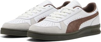 Puma Sneaker PUMA INDOOR, Damen, Gr. 37,5, puma wei&szlig;, flat bronze, Leder, mehrfarbig, Schuhe Sneaker