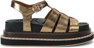 Kurt Geiger Orson Fisherman Sandal in Rust/Copper at Nordstrom, Size 6.5Us