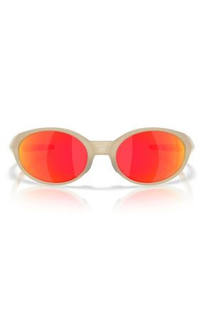 Oakley 58mm Eyejacket Redux Polarized Rectangle Sunglasses in Sandstorm /Prizm Ruby Polar at Nordstrom