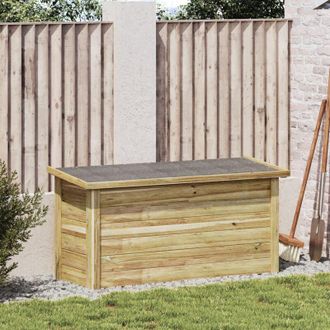 vidaXL Scatola di Stoccaggio Marrone 119 x 44.5 x 58 cm - Vidaxl
