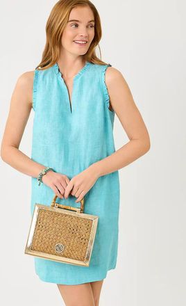 Lilly Pulitzer Kavalla Linen Popover Dress