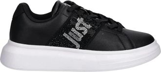 Just Cavalli Platform Sneakers - Dames - Sneakers - Zwart - 37 EU - Leer - Schoenen