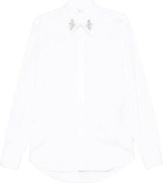 Alexander McQueen Camicia con decorazione - Bianco