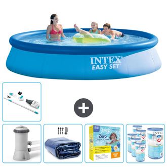 Intex Piscina Easy Set Redonda - 396x84 Cm - 8-piezas Scb26