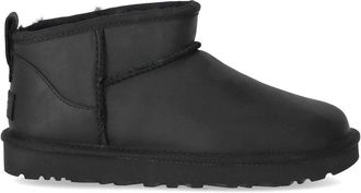 UGG STIVALE CLASSIC ULTRA MINI LEATHER NERO UGG