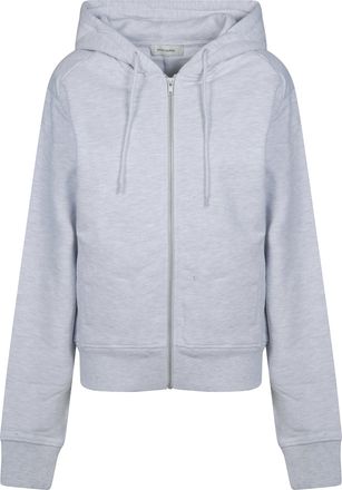 Entire studios Slim Zip Up Cropped Slim-Fit Drawstring Hooded Sweatshirt