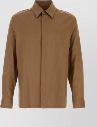 Fendi virgin wool shirt