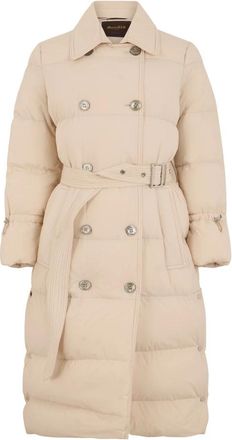 Moorer Deisi Padded Coat - Dames - Dons jassen - Beige - XS - Polyester - Jassen