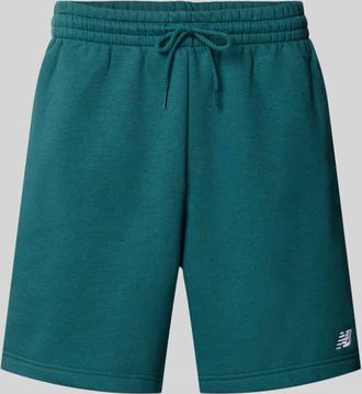 New Balance Relaxed Fit Shorts mit Logo-Stitching in Dunkelgruen, Gr&ouml;&szlig;e XXL