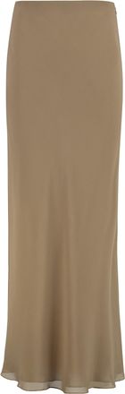 Khaite Silk Skirt
