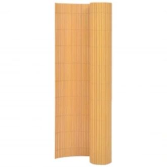 vidaXL Valla De Jard&iacute;n De Doble Cara Amarilla 110x500 Cm Vidaxl