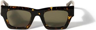 Off-white Ow 1006 Davie Zonnebrillen - unisex - Zonnebrillen - Bruin - 50 MM - Accessoires