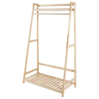 Beliani Beliani - Perchero De Madera Perchero De Bamb&uacute; Madera Clara Baker