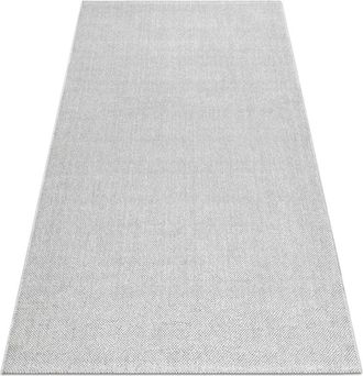 RugsX Carpet CASABLANCA LOOM silver, loop, soft indoor & outdoor grey 80x150 cm