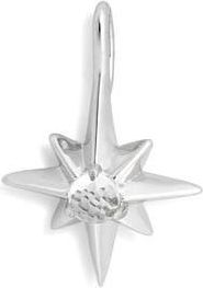 Nadri Birthstone Charm Pendant Necklace in Rhodium/clear at Nordstrom Rack