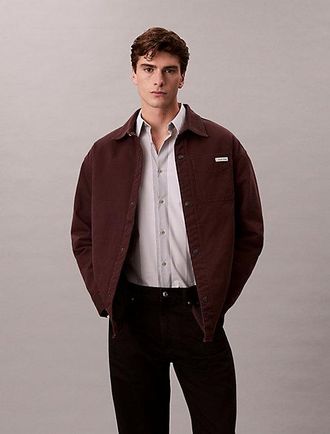Calvin Klein Sobrecamisa De Denim Holgada Noventera