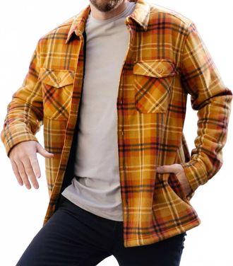 SOULSTAR Checked Shaket In Orange Plaid