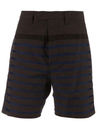 sacai striped shorts - Bruin