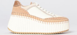 Chlo&eacute; Sneakers Nama Wedge Chlo&eacute; in pelle