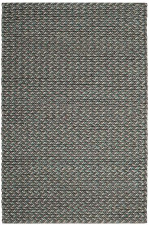 Safavieh Manhattan Hand Made Area rug, Turquoise / Grey Contemporary Style Non-Shedding
