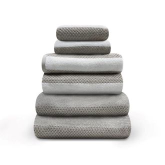 TJ Hughes Royal Stripe Towels - Natural - Sheet - TJ Hughes