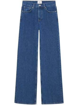 Anine Bing Jeans a gamba ampia Hugh - Blu