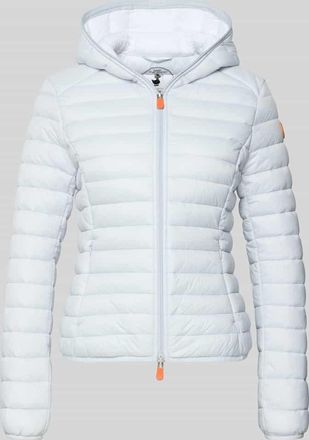 Save The Duck Slim Fit Steppjacke im Zweiwegerei&szlig;verschluss Modell Daisy in Stein, Gr&ouml;&szlig;e XXL