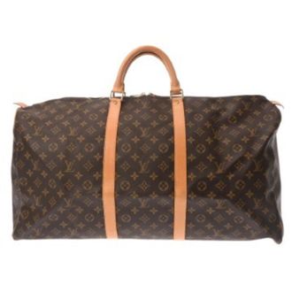 Louis Vuitton Brown Monogram Canvas Boston Bag (Pre-Owned)