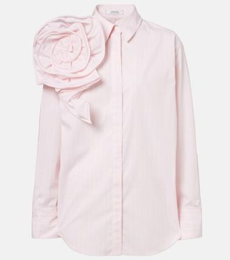 Dorothee Schumacher Blusa Power in misto cotone a righe
