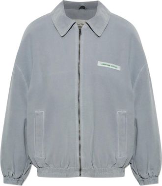 American Vintage Lycaz Jacket - Dames - Zomerjassen - Blauw - M/L - Katoen - Jassen