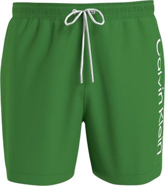 Calvin Klein Heren Polyester Zwemshort met Logo (Groen)