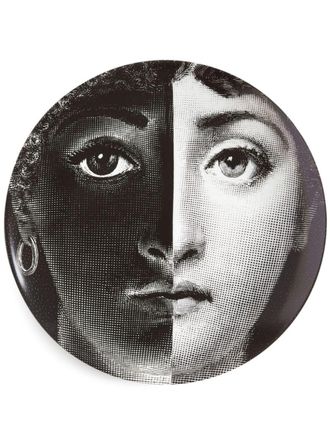 Fornasetti Tema E Variazioni 222 porcelain plate (26cm) - unisex - Porcelain - One Size - White