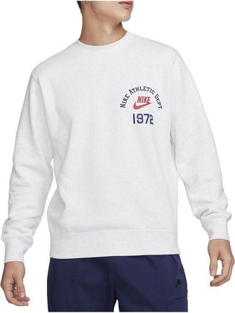 Nike Sportswear Club Fleece Crew-Neck Sweatshirt White FQ7972-051