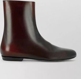 Dries Van Noten leather ankle boots