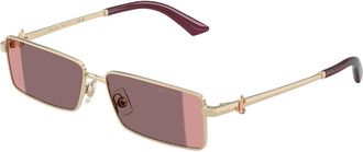 Jimmy Choo London JC4029B 30065M Womens Sunglasses Gold Size 57