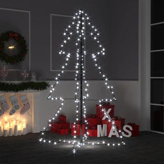 vidaXL Vidaxl - Rbol De Navidad 200 Luces Led Interior Y Exterior 98x150 Cm