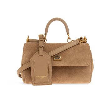 Dolce & Gabbana My Sicily Mini Bag - Bags - Mujer - Beige - ONE SIZE