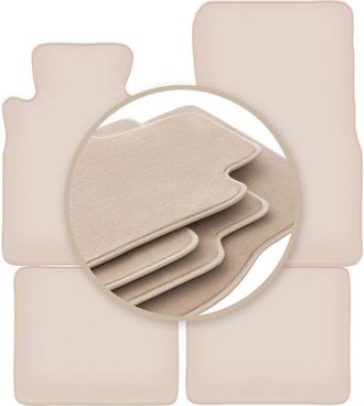 OEM Alfombrillas Beige Premium Para: Mercedes Sd W126 Sed&aacute;n 1979-1991